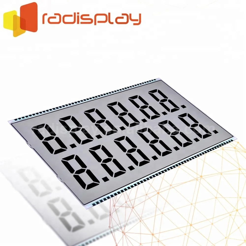 
6x2 TN 12 digits Display Board Fuel Dispenser Lcd 