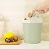 Desktop Trash Bin Kitchen Bedroom Table Organizer Office Desk Organizer Wastebasket Trash Can
