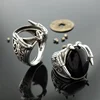 Men's 925 Sterling Silver Black Onyx Rings