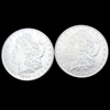 Wholesale Two Face Morgan Dollar 1901/1901 Double Sided Cheap Silver Plated Reproduction Antique Souvenir Custom Metal Coins