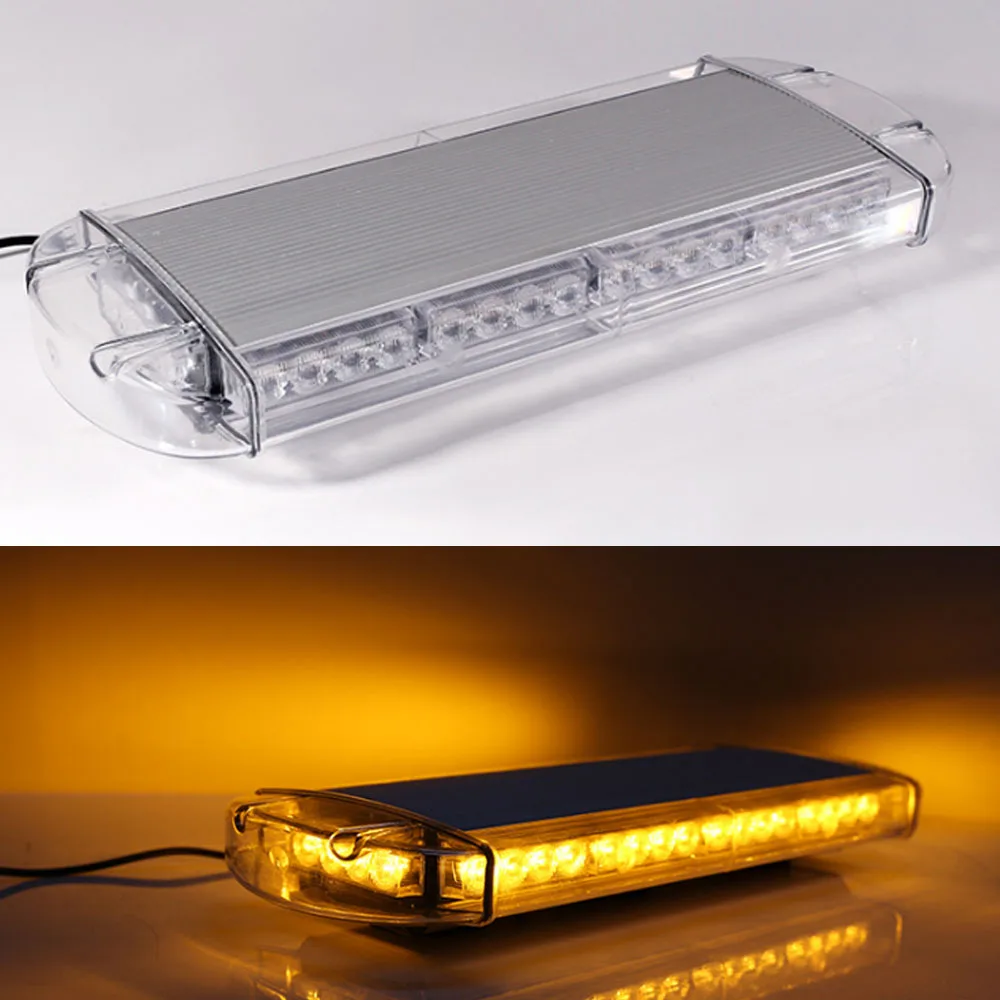 Luces Led De Emergencia Para Vehículos De Emergencia De 12 V,Ámbar,Rojo