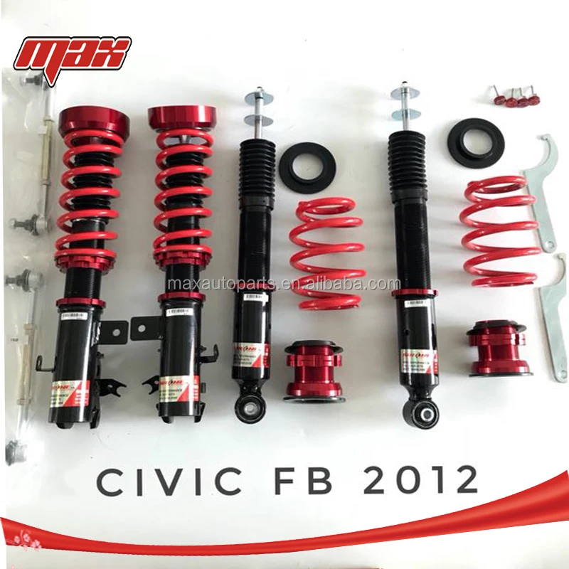
Damping height adjusting Coilover suspension Shock Absorber Coil Spring 