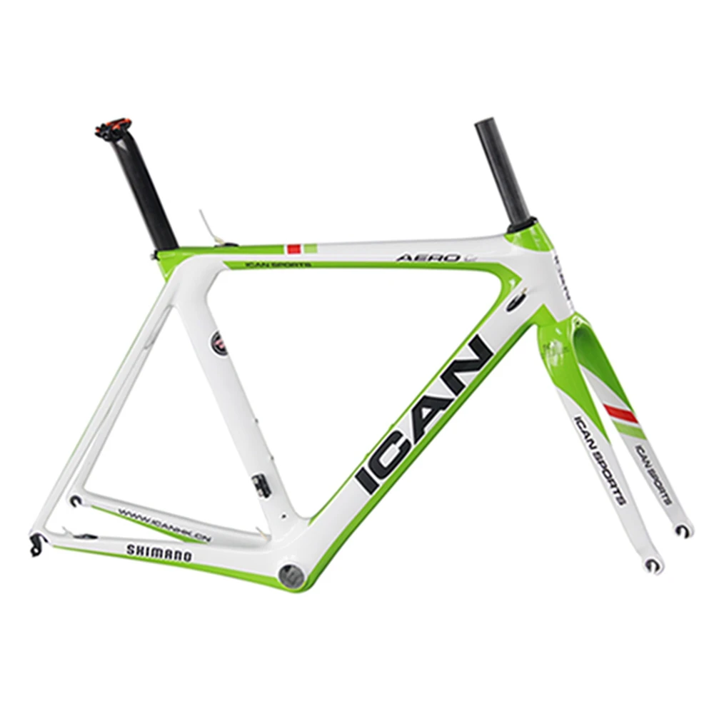 

newest aero carbon road bike frame oem factory directly sale
