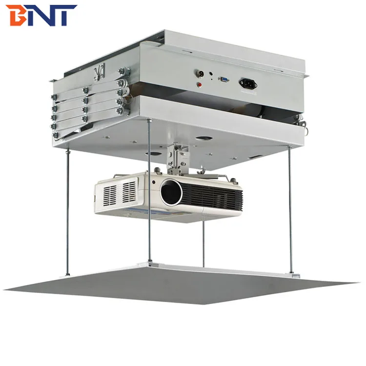 BNT 100~300cm running distance motorized projector ceiling mount bracket for projector lift