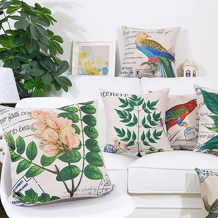 Nice Quality Floral Ribbon Embroidery Furniture Cushion Covers Design