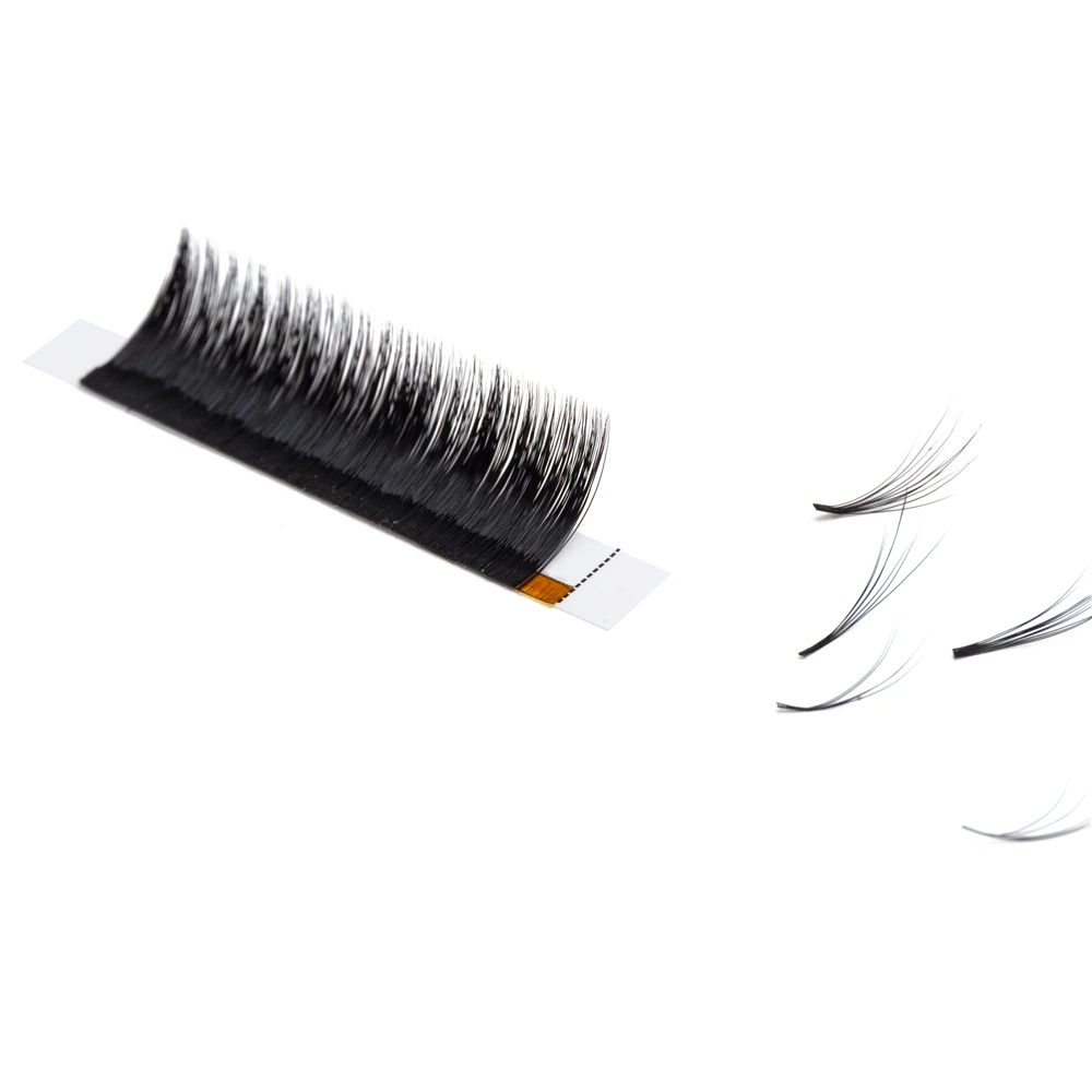 

High Quality Cils J B C D L curl Russian Volume Eyelashes Extension, Natural black