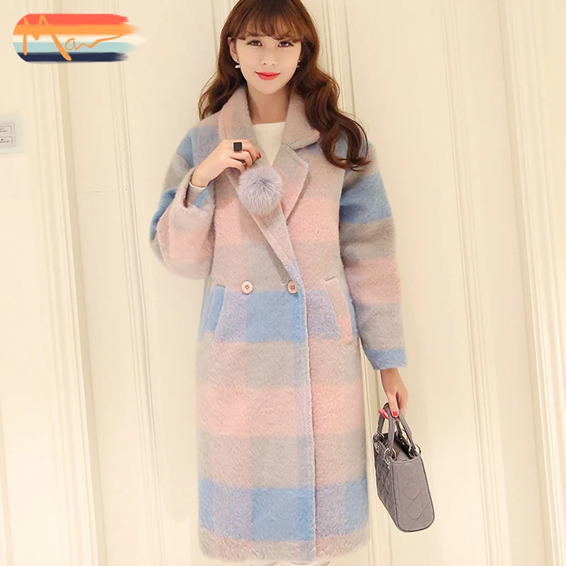

Maxnegio lady coat women pink coat