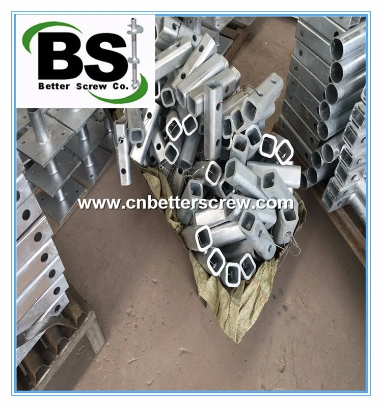 Round Tubular Helical Anchor for Basement Foundation