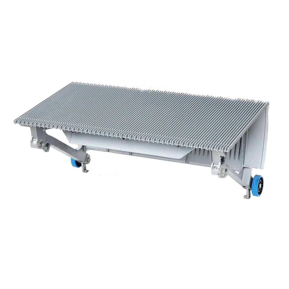 
800mm Gray Escalator Aluminum Step Without Demarcation 