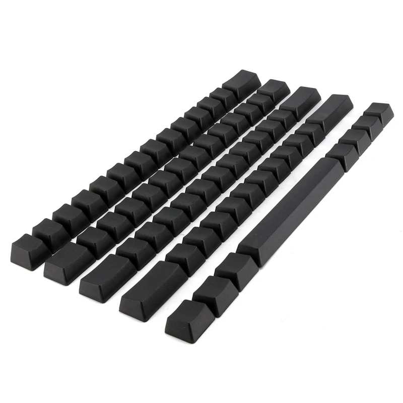 61 Key Cap Blank Profile Thick PBT Keycaps Side Printed Top Printed Keyboard Switch for Cherry MX for Gateron MX for Kailh MX