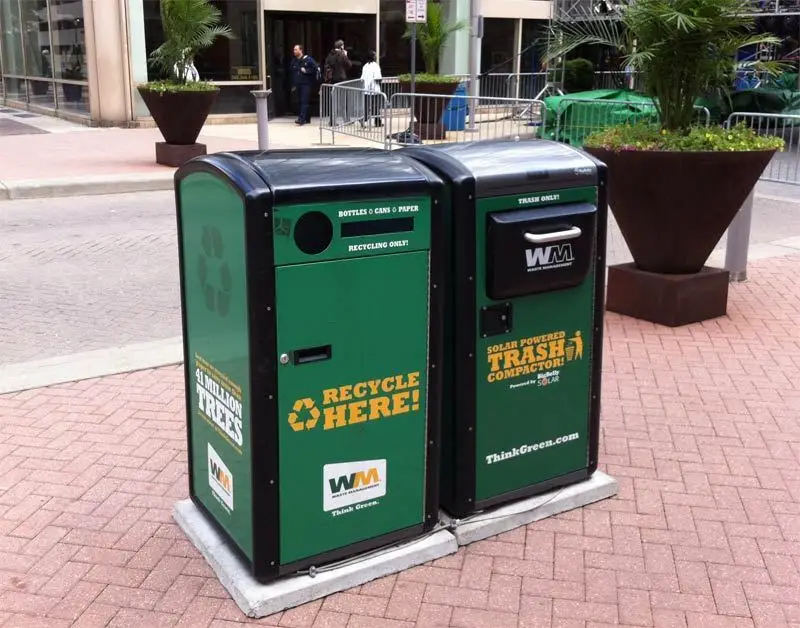 Customized Indoor Outdoor Metal Two Three Four Class Recycle Advertising Stainless Steel Trash Can Garbage Bin Dustbin Waste Bin