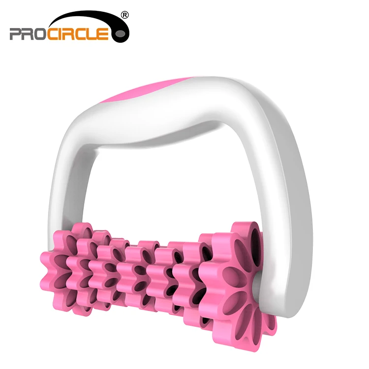 Plastic Deep Tissue Myofascial Release Tool Round Handle Self Body Foot Muscle Massage Roller