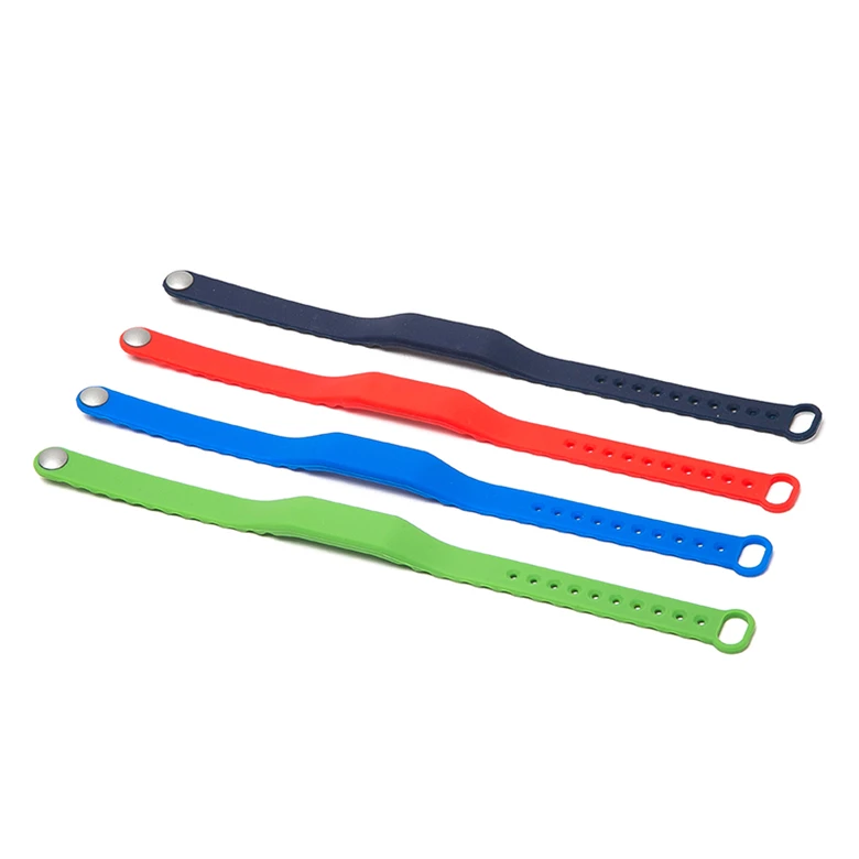 

Cheap New RFID Wristbands 125KHZ adjustable Silicone bracelet for courier, Customized