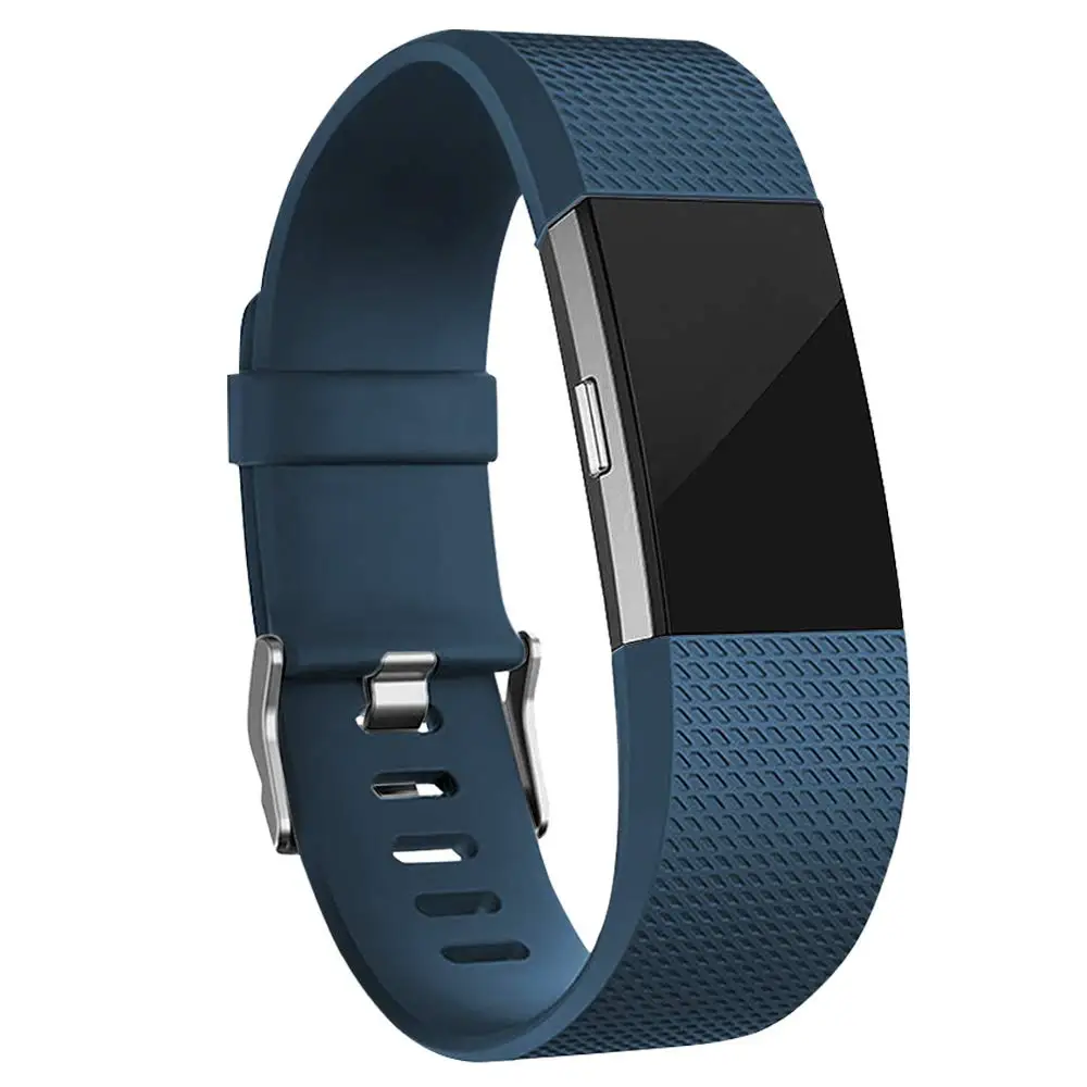Cheap Charge 2 Fitbit Band Replacement Silicone Watch Band Strap
