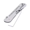 Stainless Steel Practice Lock Folding Multi-tool Pick Set Jack Knife
