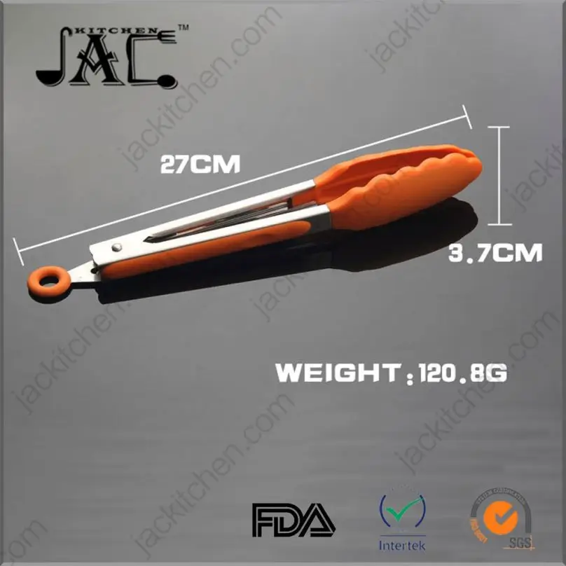 Safe Stainless Steel Heat Resistant Food Tongs