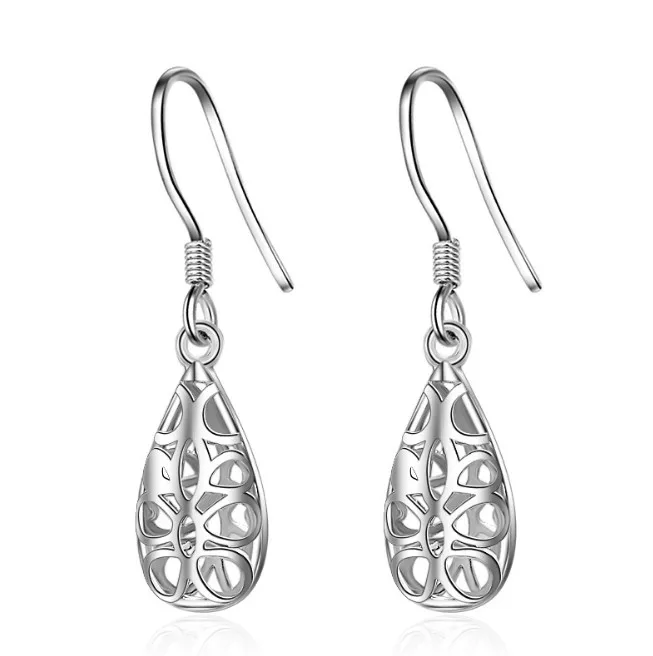 

Sterling Silver Filigree Tear drop Earrings