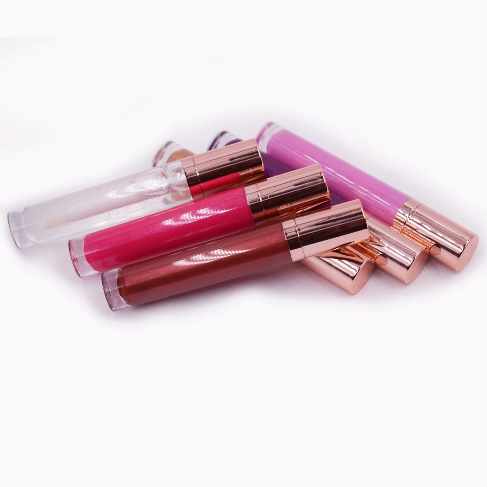 

6 colors lip gloss Shimmer Nude Color shiny Lipgloss private label