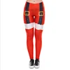 New Hot Sale Christmas Printed Skin Tight Leggings Women Colorful Christmas Leggings Women