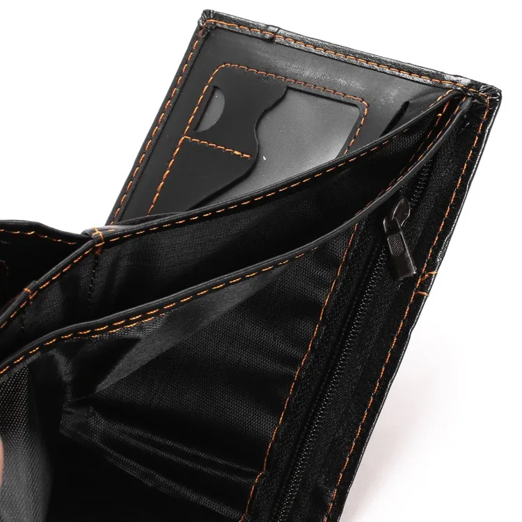 Hot Sale 2018 Cheap Pu Leather Short Designer Fashion Slim Wallet Men - Buy Slim Wallet Men,Man ...
