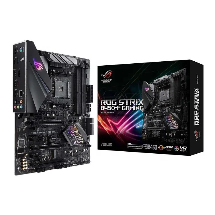 ASUS AMD AM4 B450 64GB DDR4 3200MHz ATX Gaming Motherboard with RGB LED Lighting