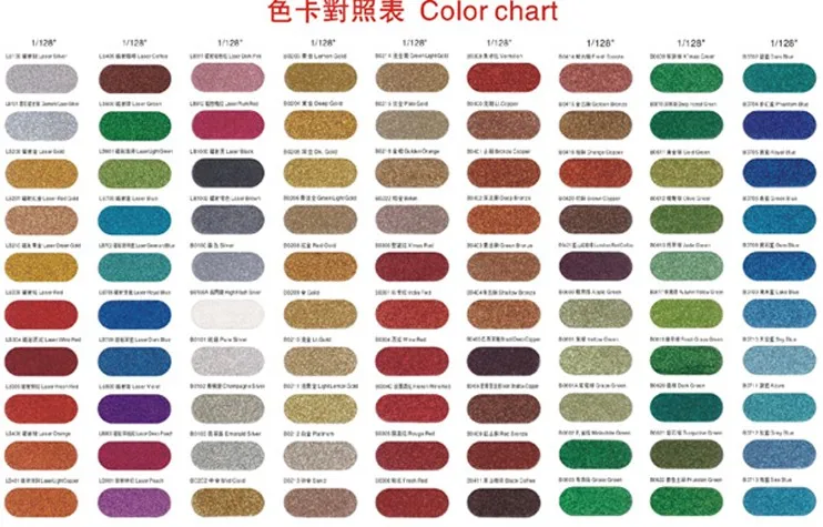glitter colors