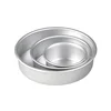 Bakeware hot selling different size round aluminum bread cake tin/ cake baking pans/mini cupcake baking tray