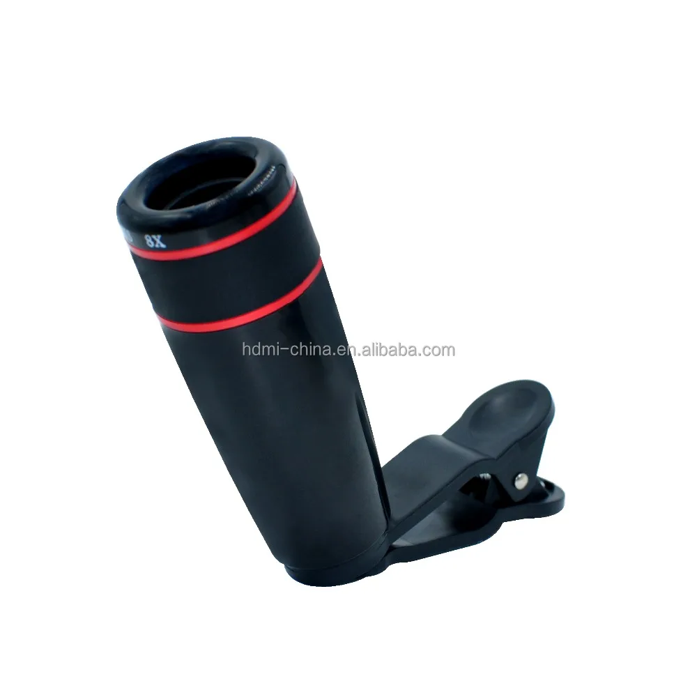 
Portable Universal Clip 8X Optical Zoom Mobile Phone Camera Lens Kit For Android 