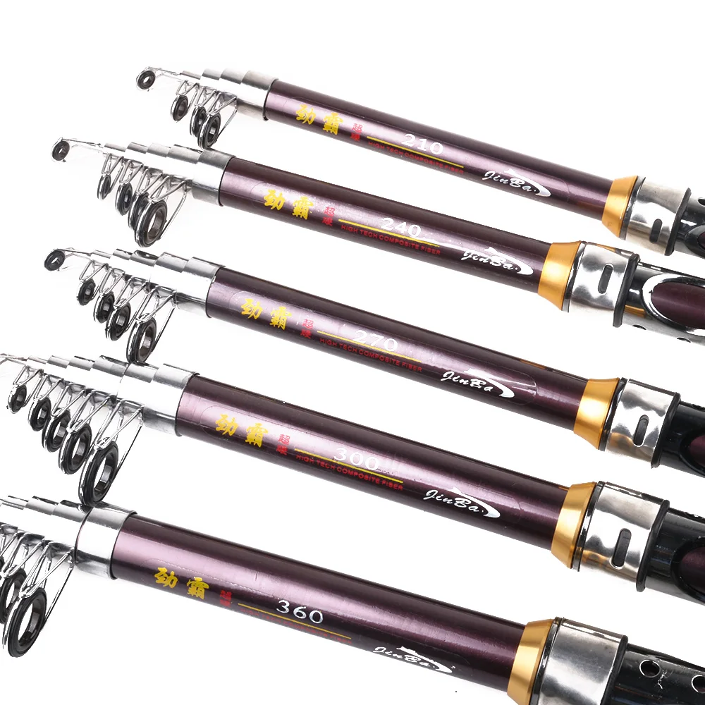 Telescopic Fishing Rod 3m SUPER hard Ultra Light Fishing Stick hand Pole Spinning rod