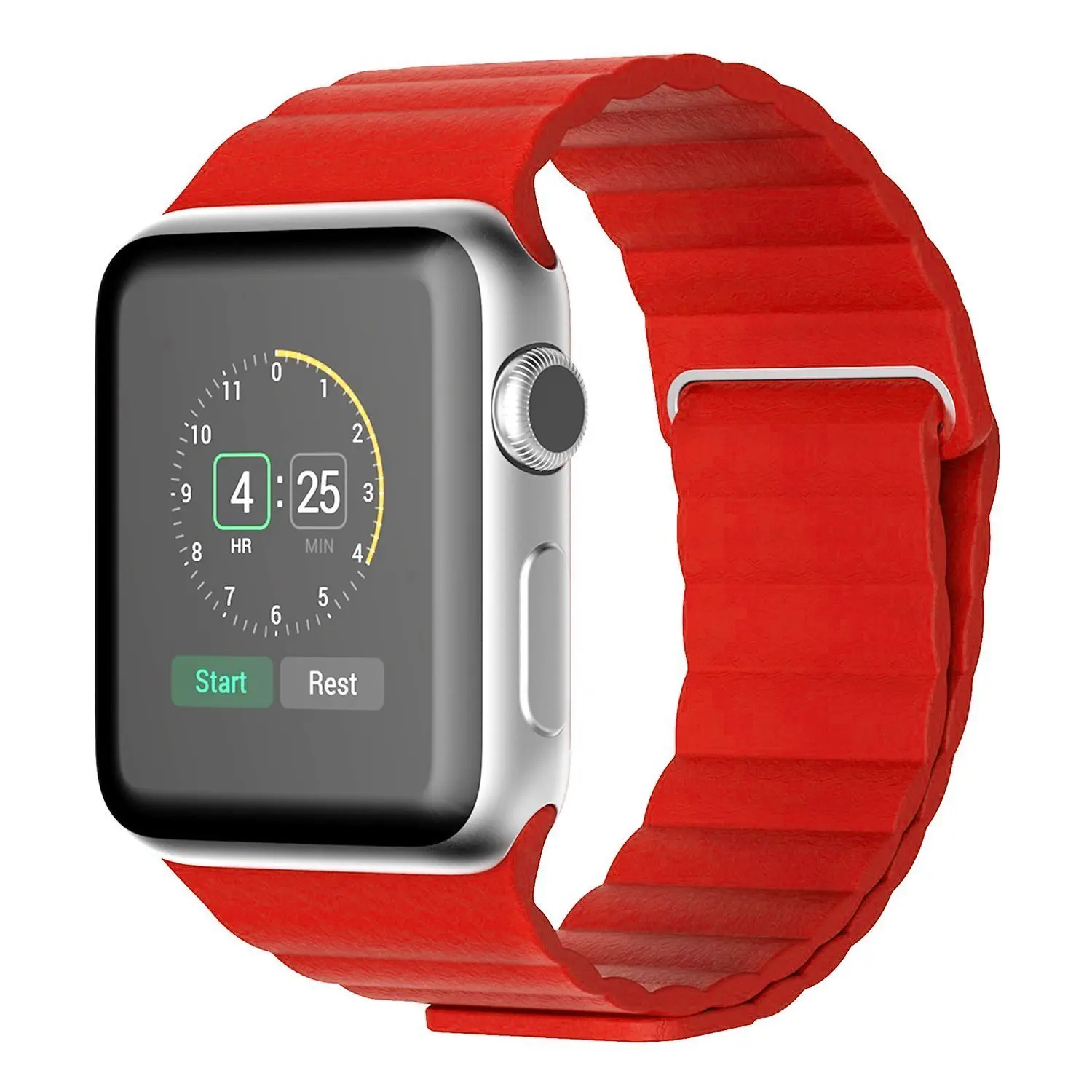 Часы м 12. Часы Apple watch 42mm with Leather loop. Ремешок Apple AIRTAG loop Red. Ремешок для Apple watch 44 кожа красный. Apple IWATCH 7 кожаные ремешки магниты.