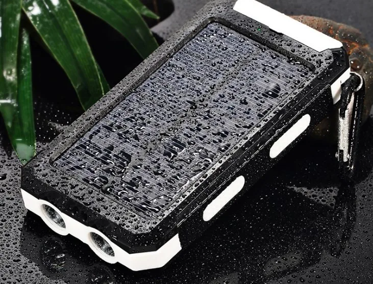 Factory supply high power dual usb ports solar power bank 10000mAh - ANKUX.COM