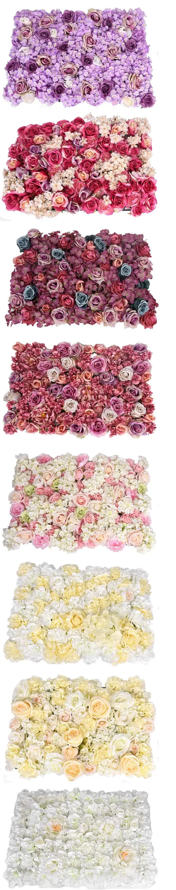 40 X 60 Cm Artificial Silk Rose Flower Wall Decoration Decorative
