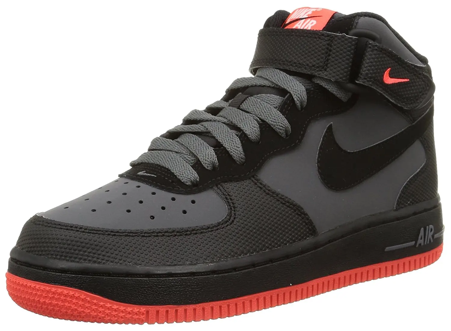 Buy 314195 004 NIKE AIR FORCE 1 MID (GS) Athletic Running Training Shoe ...