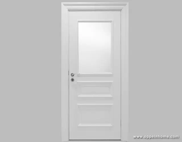 Oppein Lacquer Finish Smoked Glass Door Interior Wooden Cabinet Doors Product On