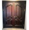 Luxury China manufacturer Bullet proof metal steel wooden double exterior door