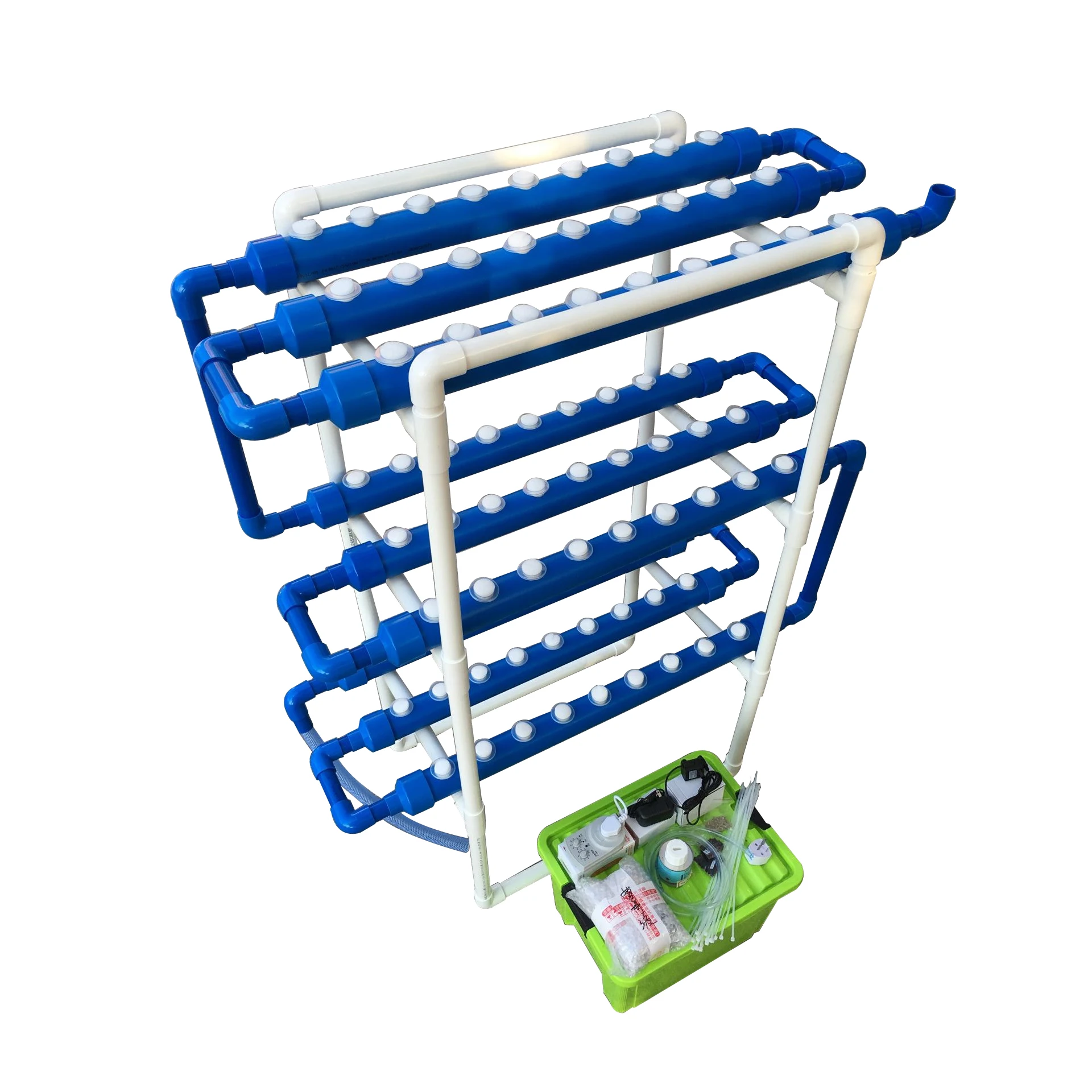 Pvc Easy Growing 3 Layer 9 Pipes Home Garden Indoor Hydroponics System