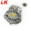 wholesales promotional custom 3d raised silver metal lapel pins badge with butterfly
