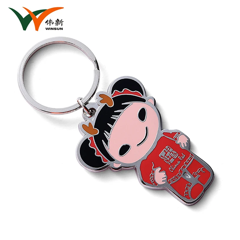 
Fast Delivery Designers Anime Keychain Metal Cute Enamel Keychain Custom Keychain 