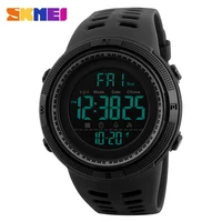 

SKMEI 1251 Chronograph Sports Men Silicone Countdown LED Digital Watch Military Waterproof Wristwatches