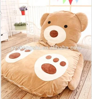 sleeping teddy bear bed