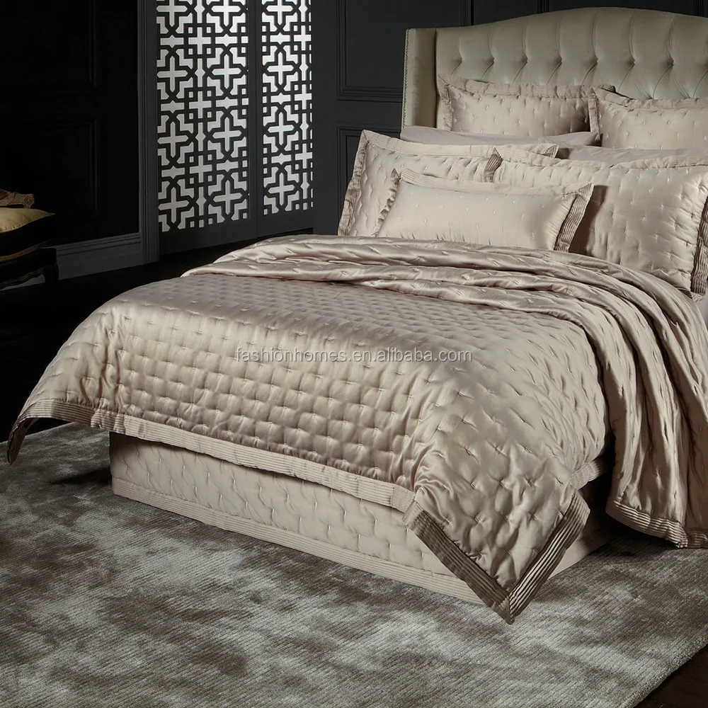 Luxury Super King Size Silk Satin Bedspreads Buy Silk Satin