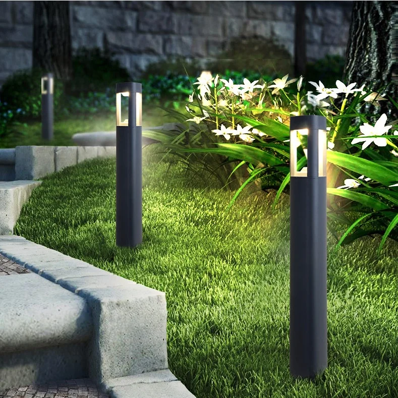 Superseptember hot selling new design china manufacturer commercial 10w outdoor led bollard lawn garden landscape light lamp