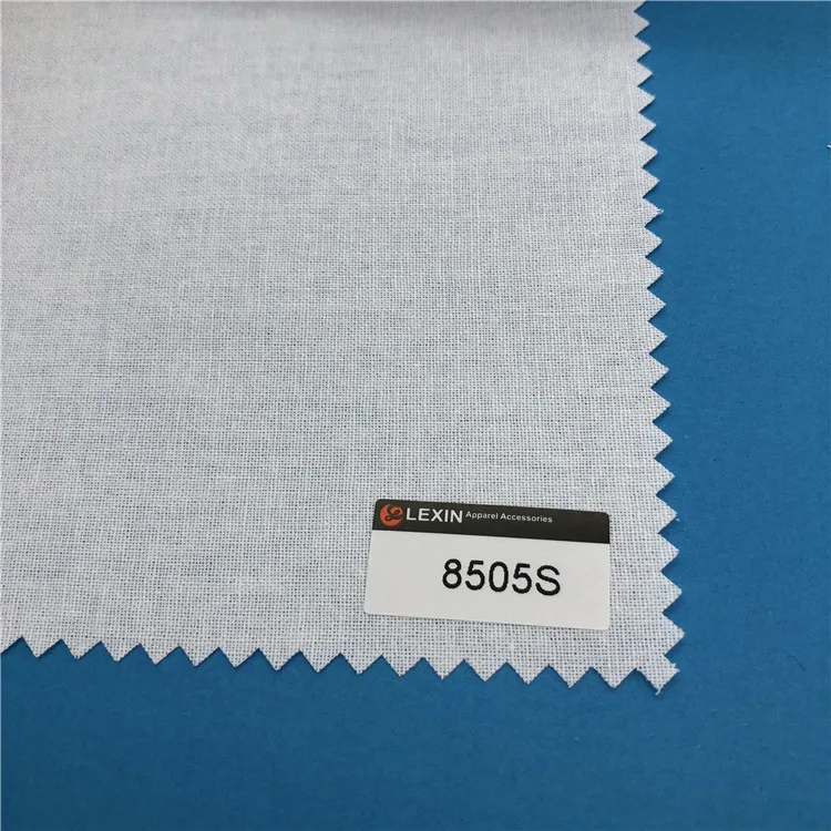 
100% Cotton Shirt Fusible Interlining For Shirt Collar/Cuff/Hat/Bag  (60867611265)