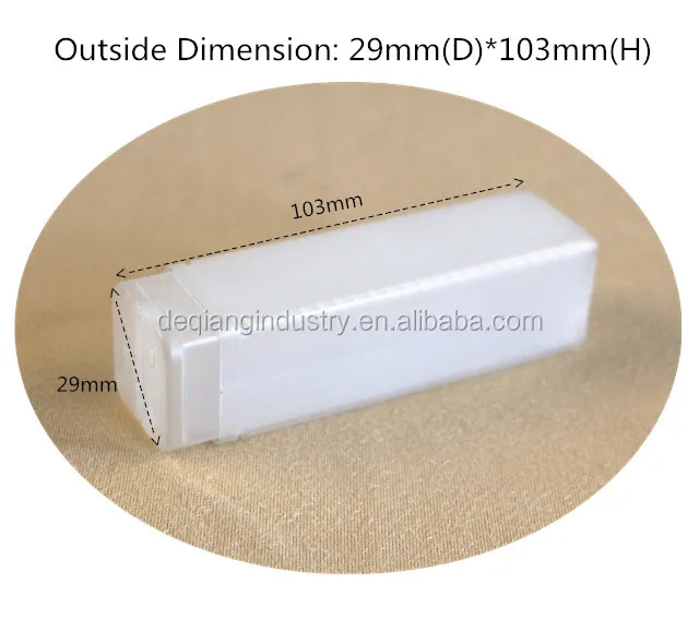 Plastic boxes for CNC machine tools packing Rectangular tool box 26mm*100mm