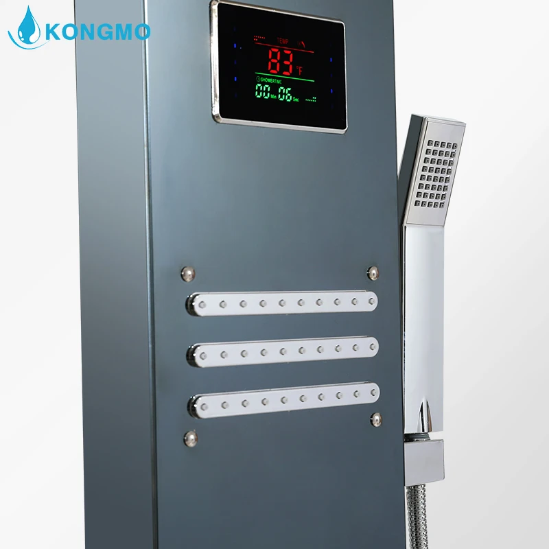 
Konmo Multifunction Stainless Steel Massage Rainfall Shower Panel 6214-1 