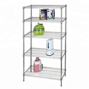 Image of Nsf Chrome Coated Steel Storage Shelving Metal Wire Shelf