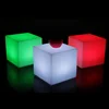 custom sizes battery powered changing glowing decorative illuminated 3d led cube table