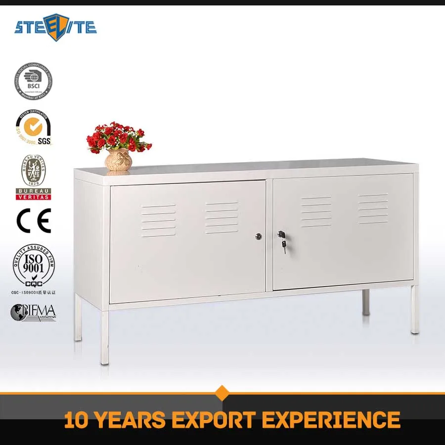 China Made Living Room Furniture Modern Design 2 Door Metal Locker