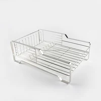 

Manufacturer kitchen accessories stainless steel dish drainer with tray