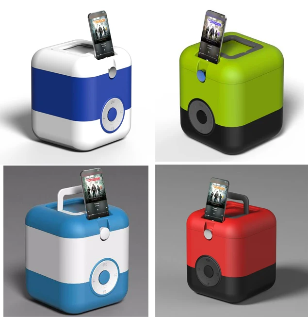 New Design 10l Music Cooler Box With Wireless Bluetooth Speaker Ice